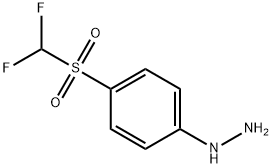 (4-difluoromethanesulfonylphenyl)hydrazine Struktur