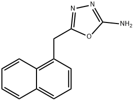 5-(naphthalen-1-ylmethyl)-1,3,4-oxadiazol-2-amine Struktur