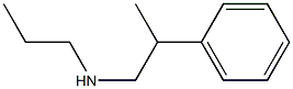 (2-phenylpropyl)(propyl)amine, 52497-70-8, 結構式