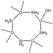 Cyclotetrasiloxanol, heptamethyl- Struktur