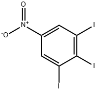 1,2,3-Triiodo-5-nitrobenzene Struktur