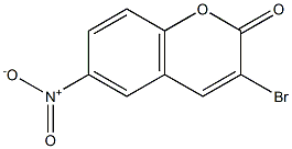 3-bromo-6-nitro-2H-chromen-2-one Struktur