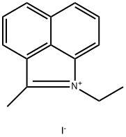 1-ethyl-2-methylbenzo[cd]indol-1-ium iodide Struktur