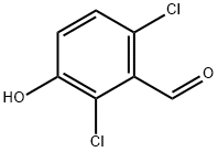 2,6-Dichloro-3-hydroxy-benzaldehyde Struktur