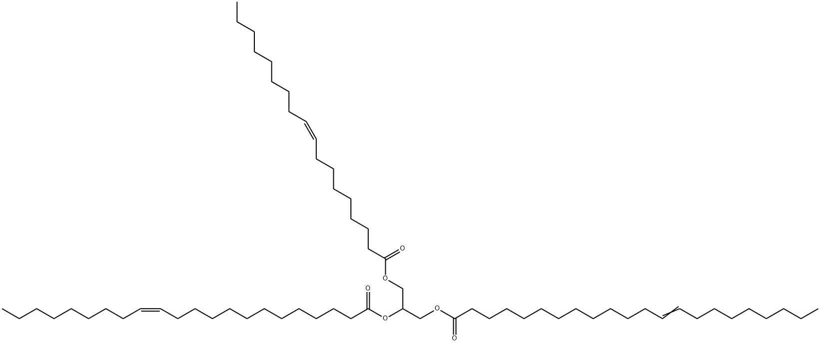 1,2-Di-13(Z)-Docosenoyl-3-Oleoyl-rac-glycerol Struktur