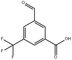 3-FORMYL-5-(TRIFLUOROMETHYL)BENZOIC ACID Struktur