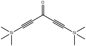 1,4-Pentadiyn-3-one, 1,5-bis(trimethylsilyl)- Struktur