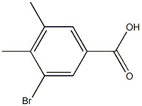 3-bromo-4,5-dimethylbenzoic acid Struktur