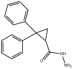 2,2-二苯基環(huán)丙烷-1-碳酰肼, 63070-28-0, 結(jié)構(gòu)式