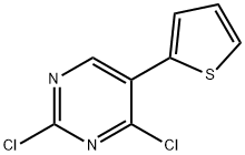 2,4-Dichloro-5-(2-thienyl)pyrimidine Struktur