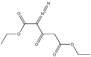 Pentanedioic acid, 2-diazo-3-oxo-, 1,5-diethyl ester Struktur