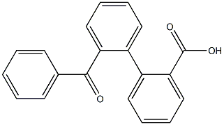 2'-benzoyl-[1,1'-biphenyl]-2-carboxylic acid Struktur