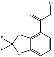 Ethanone,2-bromo-1-(2,2-difluoro-1,3-benzodioxol-4-yl)- Struktur