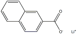 Lithium naphthalene-2-carboxylate Struktur