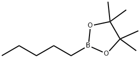 4,4,5,5-tetramethyl-2-pentyl-1,3,2-dioxaborolane Struktur