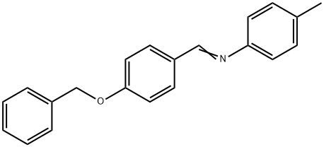 (1Z)-1-[4-(benzyloxy)phenyl]-N-(4-methylphenyl)methanimine Struktur