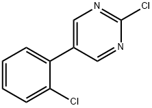 2-Chloro-5-(2-chlorophenyl)pyrimidine Struktur