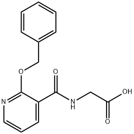 N-(2-Benzyloxynicotinoyl)glycine Struktur