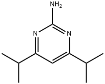 2-Amino-4,6-diisopropylpyrimidine Struktur