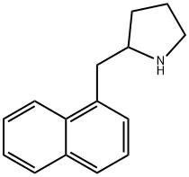 2-(naphthalen-1-ylmethyl)pyrrolidine Struktur