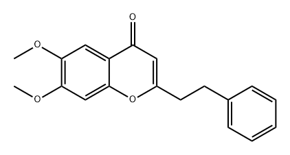 6,7-二甲氧基-2-(苯基乙基)色酮, 84294-87-1, 結(jié)構(gòu)式