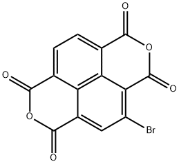 2-bromo-1,4,5,8-naphthalenetetracarboxylic acid dianhydride Struktur