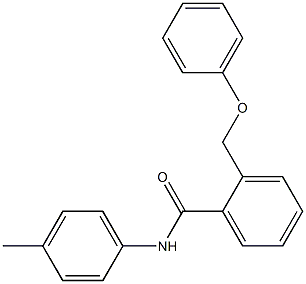 N-(4-methylphenyl)-2-(phenoxymethyl)benzamide Struktur