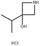 3-(Propan-2-yl)azetidin-3-ol hydrochloride Struktur