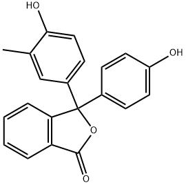 1(3H)-Isobenzofuranone, 3-(4-hydroxy-3-methylphenyl)-3-(4-hydroxyphenyl)-