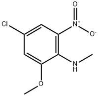 (4-Chloro-2-methoxy-6-nitro-phenyl)-methyl-amine Struktur