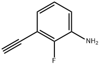 3-Ethynyl-2-fluoroaniline Struktur