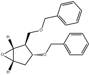 (1R,2S,3R,5S)-3-(Benzyloxy)-2-[(benzyloxy)methyl]-6-oxabicyclo[3.1.0]hexane Struktur