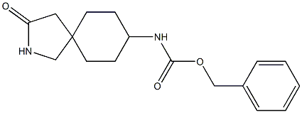 benzyl (3-oxo-2-azaspiro[4.5]decan-8-yl)carbamate Struktur