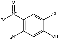 5-Amino-2-chloro-4-nitrophenol Struktur