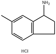 6-METHYL-2,3-DIHYDRO-1H-INDEN-1-AMINE HYDROCHLORIDE Struktur