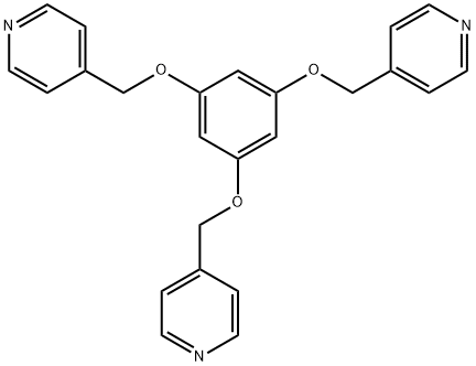 1,3,5-tris(pyridin-4-ylmethoxy)benzene Struktur