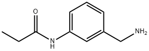 N-[3-(aminomethyl)phenyl]propanamide Struktur