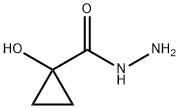 Cyclopropanecarboxylic acid, 1-hydroxy-, hydrazide Struktur