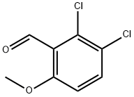 2,3-Dichloro-6-methoxy-benzaldehyde Struktur