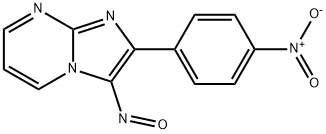 2-(4-Nitrophenyl)-3-nitrosoimidazo[1,2-a]pyrimidine Struktur