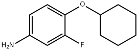 4-(cyclohexyloxy)-3-fluoroaniline Struktur