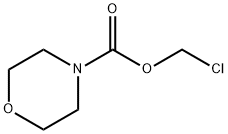 chloromethyl morpholine-4-carboxylate Struktur