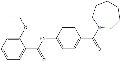 N-[4-(1-azepanylcarbonyl)phenyl]-2-ethoxybenzamide Struktur