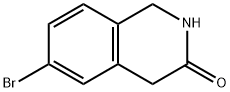 6-bromo-1,4-dihydro-2H-isoquinolin-3-one Struktur