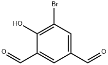 5-bromo-4-hydroxyisophthalaldehyde Struktur