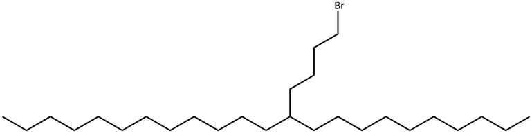 11-(4-bromobutyl)tricosane Struktur