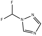 1-(difluoromethyl)-1H-1,2,4-triazole Struktur