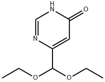 6-Diethoxymethyl-3H-pyrimidin-4-one Struktur