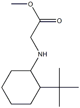 methyl 2-[(2-tert-butylcyclohexyl)amino]acetate Struktur