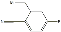 2-bromomethyl-4-fluorobenzonitrile Struktur